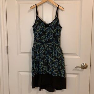 Aqua Floral Dress (New)
